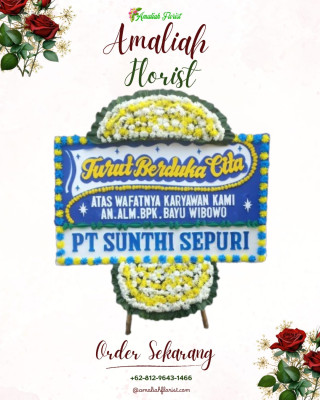 Papan Bunga Duka di Tanjung Gusta