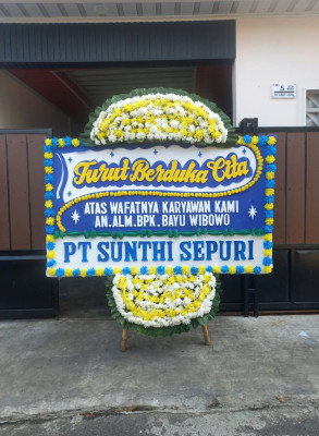 Papan Bunga Duka di Tanjung Gusta
